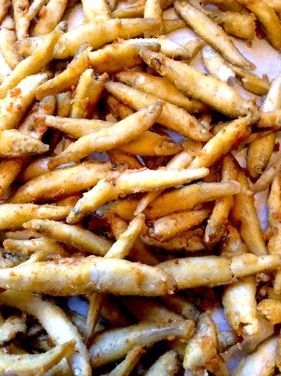 Salt & Pepper Whitebait Recipe - RecipeYum White Bait Recipes, Crispy White Fish, Whitebait Recipe, H Salt Fish And Chips Recipe, Salt And Vinegar Fish, Salt And Pepper Fish Fillet, Lemon Pepper Fried Fish, Bbq Mushrooms, Tiny Fish