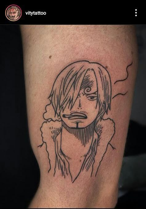 Sanji Tattoo Anime, Art Flash, One Piece Tattoos, Chloe Walsh, Phoenix Tattoo, Tattoo Parlors, Anime Tattoos, Old School Tattoo, Bleach Anime