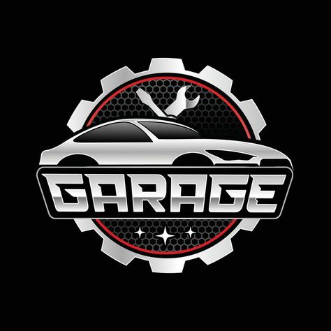 Car Garage logo design template Car Garage Logo Design, Garage Logo Design, Mechanic Logo Design, Vintage Car Garage, Wizards Logo, Mechanics Logo, Garage Logo, Auto Garage, Logo Word