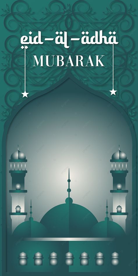 Eid Al Adha Poster, Zil Hajj, Eid Al-adha Design, Eid Mubarak Vector, Eid Mubarak Wallpaper, Ramadan Karim, Eid Mubarak Background, Happy Eid Al Adha, Poster Landscape