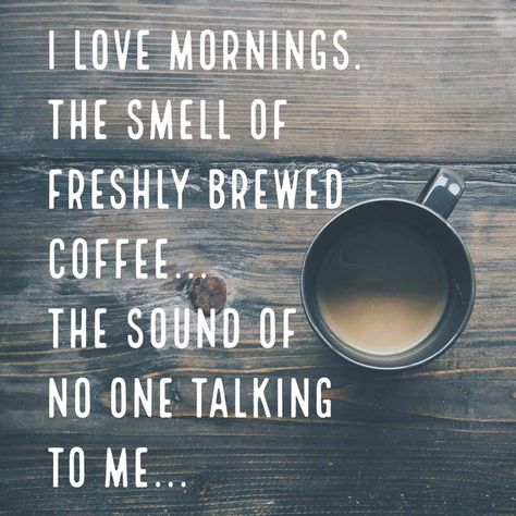 I love mornings. The smell of freshly brewed coffee... The sound of no one talking to me... But Coffee First, Morning Workout Quotes, Coffee First, Enjoy The Silence, Coffee Talk, Coffee Obsession, Pixel Art Design, Coffee Is Life, Good Morning Coffee