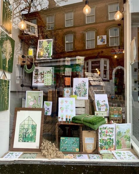 Quick shop window change before our photoshoot tomorrow afternoon! 🪴🩶 Gift Shop Window Display, Gift Shop Window Display Ideas, Gallery Window Display, Art Gallery Display, Gallery Window, Gallery Display, Shop Window Displays, Window Displays, Shop Interiors