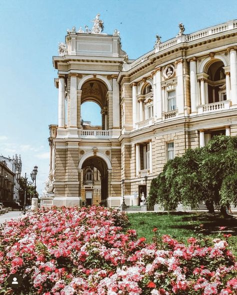 Ukraine Travel, Odessa Ukraine Aesthetic, Ukraine Landscape, Ukraine Architecture, Catherine The Great, European Architecture, Castle Ruins, Odessa, Black Sea