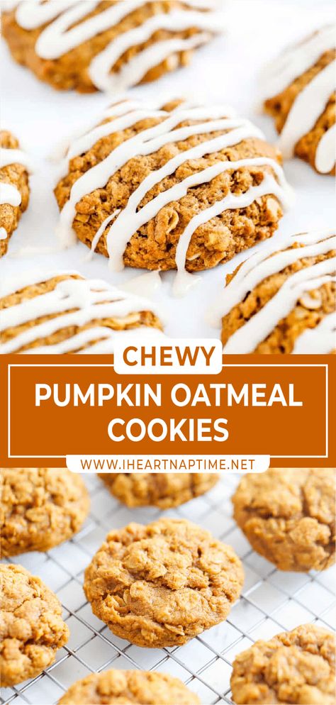 Best Pumpkin Oatmeal Cookies, Pumpkin Desserts From Real Pumpkin, Pumpkin Oat Dessert, Rolled Oats Recipe Snacks, Chewy Pumpkin Oatmeal Cookies, Pumpkin Oatmeal Cookies Easy, Pumpkin Pie Oatmeal Cookies, Rolled Oats Cookie Recipe, Crispy Pumpkin Cookies