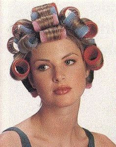 019 | A Study of Women in Rollers | Flickr Roller Set Hair, Rose Red Hair, Hair Roller Set, Hair Roller Clips, Roller Set Hairstyles, Diy Hair Styles, Curl Formers, Pin Up Curls, Roller Sets