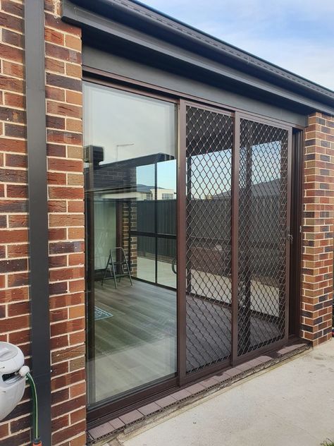 Security Doors – Flyscreen Australia Kitchen Screen Door, Security For Sliding Glass Doors, Retractable Security Grilles, Sliding Security Door, Sliding Glass Door Security, Screen Sliding Door, French Doors Security, Sliding Door Security, Enclosed Patio Ideas