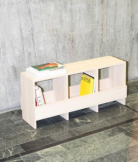 Benchbox in flawless white fir. A minimalist storage solution and an architectural take in furniture design by @thomas.schnur - #furnituredesign #design #architecture #storagesolution #solidwoodfurniture #minimalism #benchbox Diy Kast, Minimalist Storage, White Fir, Minimalist Furniture Design, Carpentry Projects, Plywood Cabinets, Interior Design Elements, Three Fold, Kids Room Inspiration