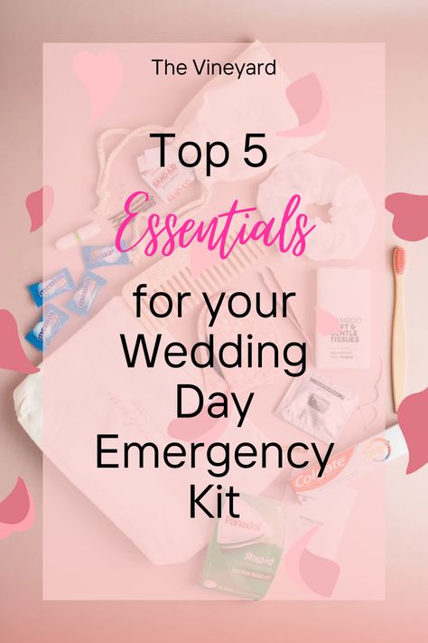 Know what to pack on wedding day to make sure you have all your basis covered! Wedding Day Emergency Kit, Wedding Emergency Kit, My Wedding Day, Sharpie Marker, Scotch Tape, Electrical Tape, Fabric Scissors, Packing Tape, Essential Tools