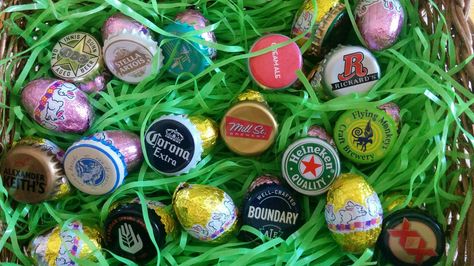 Beerster Egg Hunt! This fun and easy twist on the traditional Easter Egg Hunt is perfect for adults and beer lovers! Easter Beer Hunt, Adult Easter Egg Hunt, Good Craft, Monkey Crafts, Adult Easter, Traditional Easter, Easter Event, Beer Bottle Caps, Easter Traditions