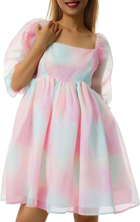 Taylor Fits, Fairy Mini Dress, Tulle Princess Dress, Poofy Dresses, Ty Dye, Prom Evening Dresses, Tie Dye Party, Swift Concert, Puffy Dresses