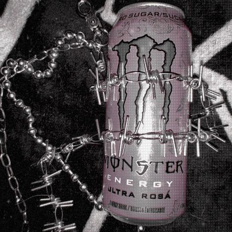 Monster Can Aesthetic, Monster Crafts, Emo Pfp, Monster Can, Monster Energy, Grunge Aesthetic, Energy Drink Can, Beverage Can, Canning