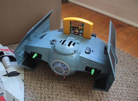 Custom Built Nintendo 64 Star Wars Tie Fighter Game Console Custom Consoles, Xbox One Console, Star Wars Games, Geek Games, Tie Fighter, The Force Is Strong, Retro Video Games, Video Game Art, Star Wars Art