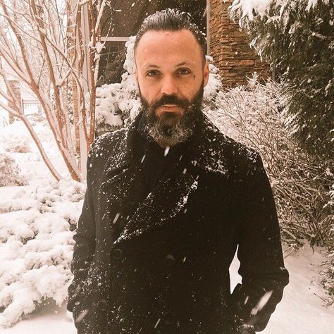 Still snowing here but I believe it's gonna be a great day. I hope everyone has a beautiful day. Please know that @vh1buzz has started playing our video for fear. For that I am so grateful. Thank you for all of your support. — with Emma Rose. Honey Sandwich, Justin Furstenfeld, I Love Snow, Blue October, Beard Tattoo, I Tunes, Beautiful Evening, Have A Beautiful Day, A Beautiful Day