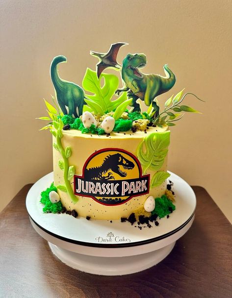 Jurassic World Cake, Jungle Theme Cakes, Chocolate Cake With Coffee, City Cake, Butterscotch Cake, Chocolate Truffle Cake, Pinata Cake, Online Cake Delivery, Dinosaur Cake