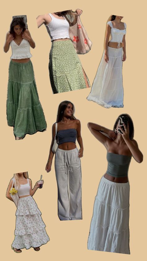 Preppy Summer Outfits, Preppy Summer, Maxi Skirts, How To Style, Low Rise, Maxi Skirt, Summer Outfits