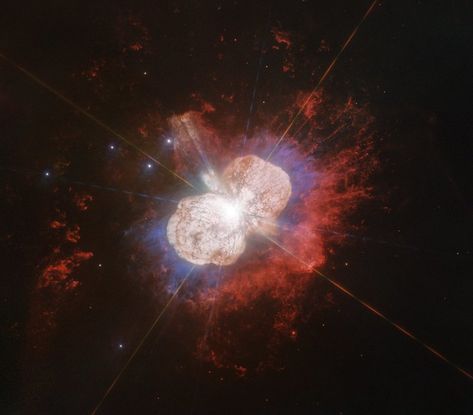 Eta Carinae | A new image of Eta Carinae and its Homunculus … | Flickr Eta Carinae, Explanation Writing, Astronomy Pictures, Space Images, Hubble Space Telescope, Daily Pictures, Light Year, Laser Lights, To Infinity And Beyond