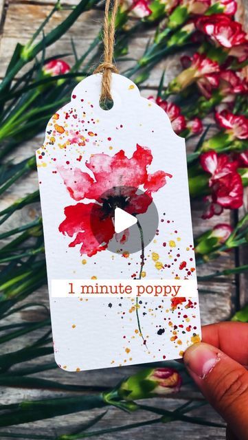 Mary Wu | Aspiring Watercolor & Flower Preservationist on Instagram: "Loose and expressive poppy inspired flower in 1 minute! 

🖌️slowed down video with directions for subscribers🖌️

What is loose watercolor?  Painting loosely refers to an approach to painting that emphasizes spontaneity and expression over precise details and realism. This approach involves broad brush strokes, bold colors, and simplified shapes to create a more energetic and dynamic painting…. where less is more ❤️

My entry to June’s Poppy flower challenge with talented friend @assel_watercolor #enjoyfloralwatercolor 

Materials used:
size 0 detail brush and size 2 mop brush @goldenmapleart 
Watercolor paint @artezaofficial 
Gold starry set @kuretakejapan 
Watercolor paper 100 percent cotton cut by me

“Whatever you h Mary Wu, God Of Peace, Poppy Flower Painting, Painting Hobby, Loose Watercolor Paintings, Loose Watercolor Flowers, Basic Watercolor, Dynamic Painting, Painting Styles