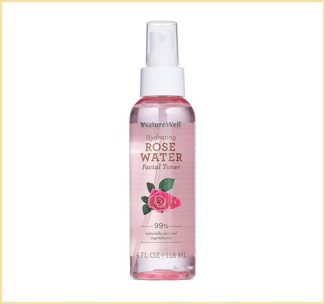 NATUREWELL Rose Water Hydrating Facial Toner Mist for Dewy & Radiant Skin, 100% Vegan, Refreshing, Soothing, Redness Reducing Rose Skincare, Rose Water Toner, Hydrating Facial, Lotion For Dry Skin, Skin Care System, Facial Moisturizers, Skin Toner, Toner For Face, Rose Oil