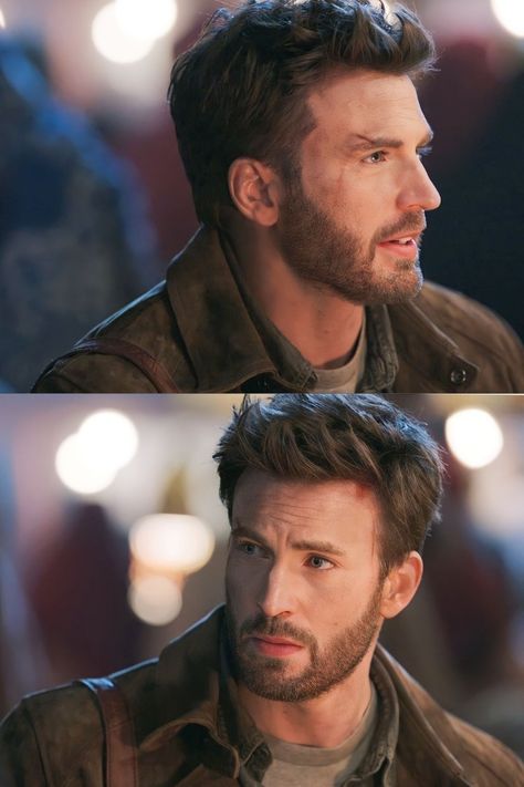 Ghosted Chris Evans, Ghosted Movie Chris Evans, Steve Rogers Beard, Chris Evans Captain America Wallpaper, Chris Evans Hair, Chris Evans Hairstyle, Captain America Haircut, Paul Walker Hair, Ghosted Movie