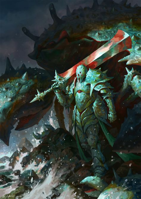 Crustacean Warrior, Veli Nyström on ArtStation at https://www.artstation.com/artwork/3qR0E Lucian League Of Legends, Enemy Design, Digital Art Exhibition, Arte Nerd, Heroic Fantasy, 다크 판타지, Apollo 11, Fantasy Races, Monster Concept Art