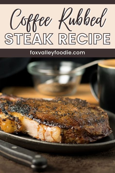 Coffee Rubbed Steak is easy to prepare. Simply mix together the rub ingredients: coffee grounds, salt, brown sugar, paprika, garlic powder, onion powder, and black pepper in a small bowl. It is now ready to be generously rubbed on both sides of the steaks. Then cook your steaks using your preferred method. This works great for grilling steaks, or cooking them in a large skillet in your kitchen. Best Steak Seasoning, Coffee Rubbed Steak, Grilling Steaks, Paleo Coffee, Top Round Steak, Coffee Rub, Steak Rubs, Holiday Meals, Steak Recipe