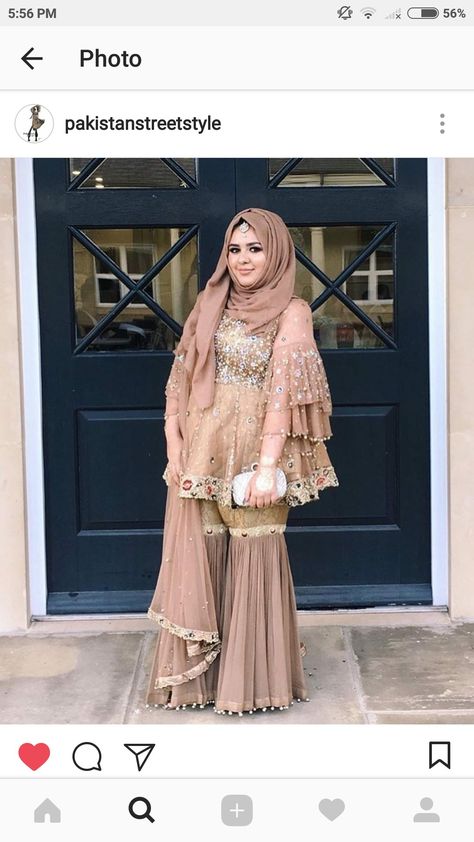 Grara Dress, Dress With Hijab, Pakistan Street, Pakistan Street Style, Pakistani Formal Dresses, Hijab Designs, Indian Bride Outfits, Pakistani Wedding Outfits, Pakistani Fashion Party Wear