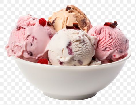 Bowl Of Ice Cream, Ice Cream Ice, Pink Ice Cream, Ice Cream Dessert, Cream Ice Cream, Ice Cream Bowl, Cream Desserts, Ice Cream Desserts, Dessert Food