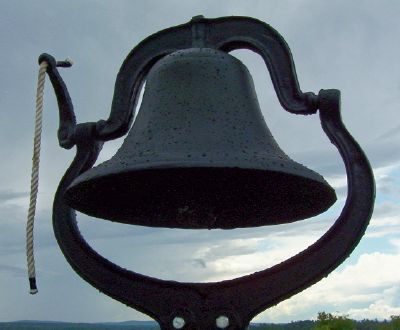 1860's School House Bell- want one for our museum School House Bell, Village School, White Pinafore, Prairie School, Country School, Old School House, Ring My Bell, Landscape Mountain, Time Pictures