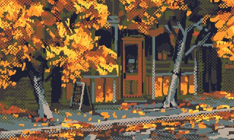 Pixel Art Landscape, Voxel Art, Pixel Art Background, 8 Bits, 8 Bit, In The Fall, Art Background, Anime Scenery, Screen Shot