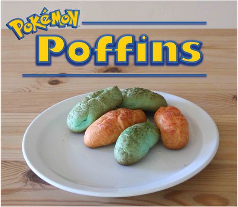 It's All Geek To Me!: Pokemon Poffins: Keep Stirring! Video Game Recipes, Pokemon Recipe, Movie Inspired Recipes, Nerdy Food, Themed Dinners Ideas, Anime Cooking, Fictional Food, Cottagecore Recipes, Themed Recipes