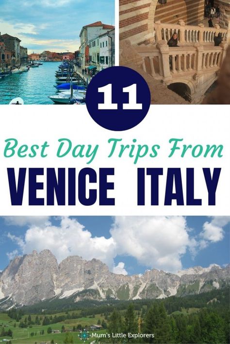 11 Best Day Trips from Venice, Italy | Venice Day Trips Not to Miss! Day Trips From Venice Italy, Venice Italy With Kids, Venice Itinerary One Day, Venice 4 Days, Venice One Day, Day Trips From Venice, Venice City, Italy Venice, Venice Travel