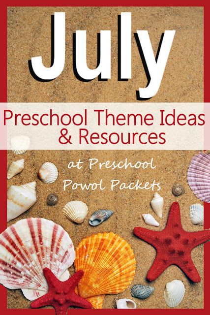 July Preschool Themes | Preschool Powol Packets July Preschool Themes Lesson Plans, July Themes For Preschool, July Preschool Themes, Summer Themes For Preschool, July Themes, Themes Preschool, Summer Preschool Themes, Daycare Themes, Learning Crafts