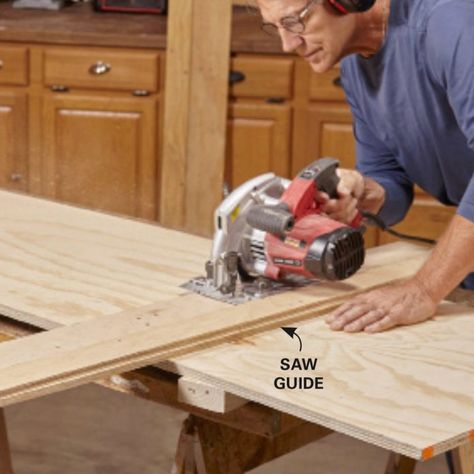 Convertible Miter Saw Station Plans (DIY) | Family Handyman Miter Saw Reviews, Mitre Saw Station, Track Saw, Miter Saw Table, Best Circular Saw, Mitre Saw Stand, Miter Saws, Utility Shelves, Serra Circular