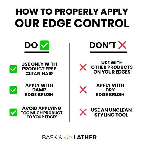 I heard yall don't know how to use our edge control the right way 👀 Make sure you save this . . . #hairgrowth #hairgrowthoil #hairgrowthoils #hairgrowthtips #hairgoals #hairloss #hairlossremedy #scalpstimulation #scalpstimulator #dryscalp #alopecia #baskandlatherco #baskandlather Edge Control, Clean Hair, Dry Scalp, Hair Growth Tips, Hair Growth Oil, Much Needed, You Get It, Styling Tools, Hair Growth