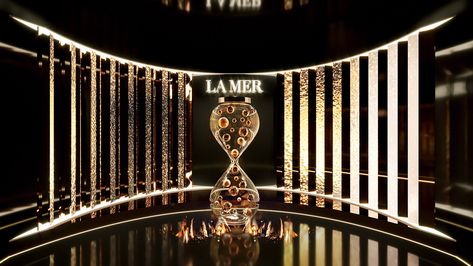 LAMER REPROMOTE EVENT on Behance Event Entrance, Concert Stage Design, Feature Wall Design, Corporate Event Design, Award Ideas, Event Booth, Perfume Display, Chinese Art Painting, Event Stage