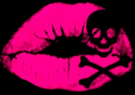 Lips and skull Lips Photo, Lip Wallpaper, Horror Vintage, Cocoppa Wallpaper, Pink Skull, Scene Kids, Scene Emo, Skull Wallpaper, Black Skulls