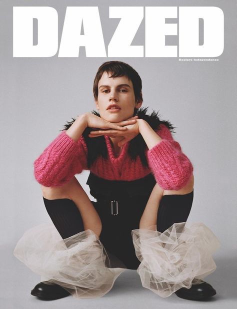 Saskia de Brauw by Angelo Pennetta for Dazed Magazine Spring-Summer 2019 Cover, styled by Robbie Spencer - Minimal. / Visual. Saskia De Brauw, Sasha Pivovarova, Dazed Magazine, Lara Stone, Karen Elson, Natalia Vodianova, W Magazine, Fashion Cover, Vogue Uk