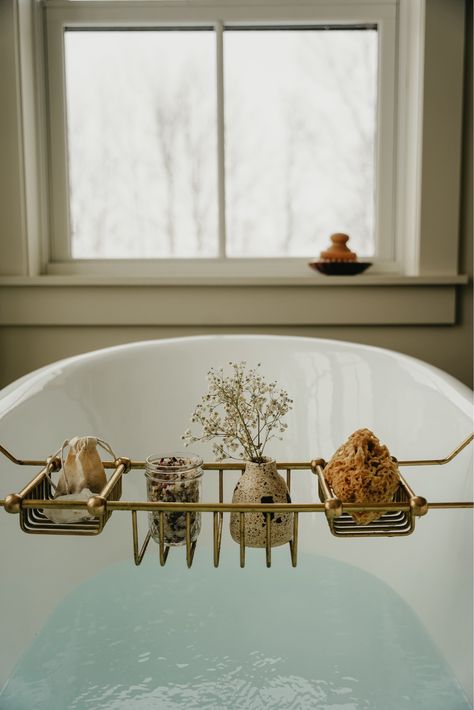 Shop Maison Storage Bath Caddy and other curated products on LTK, the easiest way to shop everything from your favorite creators. Bath Caddy Styling, Tub Tray, Bathtub Caddy, Luxury Bath, Bathroom Space, Slow Living, Book Ideas, Beautiful Bathrooms, Bath Caddy