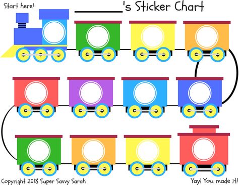 Train Reward Chart, Toddler Sticker Chart, Sticker Reward Chart, Printable Behavior Chart, Sticker Chart Printable, Train Printable, Train Sticker, Behavior Chart Toddler, Potty Training Girls