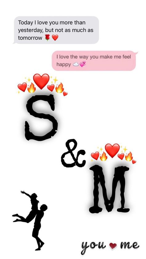 S And M Letters Love, M Love Image, Creative Instagram Names, M Letter Images, Love Quotes For Crush, Cute Friendship Quotes, Love Images With Name, S Letter Images, Love Wallpaper Download