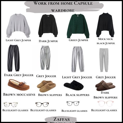 Womens Casual Comfy Outfits, Work From Home Athleisure, Lounge Wear Work From Home, Wfh Style Women, Comfy Work From Home Outfits Winter, Cozy Outfit Ideas For Home, Work From Home Loungewear, Comfy Wfh Outfits, Yoga Capsule Wardrobe