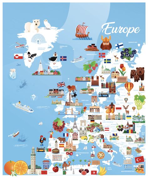 Travel map of Europe Europe Trip Map, Europa Aesthetic, Europe Travel Map, Europe Tour Map, Europe Travel Aesthetic, Mandala Journal, Vintage Map Of Europe, Travel Tree, Map Of Europe