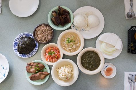 The 12 Must-Have Cheap Eats in Honolulu, Hawaii - Eater Honolulu Restaurants, Sashimi Platter, Spam Musubi, Kalua Pork, Hawaiian Dishes, Poke Bowls, Dried Plums, Plate Lunch, Shave Ice