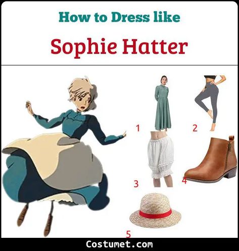 Howl And Sophie Costume, Sophie Cosplay Howls Moving Castle, Sophie Hatter Cosplay, Howl And Sophie Cosplay, Sophie Howls Moving Castle Cosplay, Sofie Howls Moving Castle, Howls Moving Castle Costume, Victorian Trousers, Sophie Howls Moving Castle