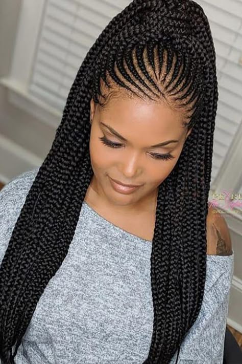 African Braids Hairstyles Pictures, Twisted Hair, Instagram Ladies, Feed In Braids Hairstyles, African Hair Braiding Styles, Braided Cornrow Hairstyles, Cute Braided Hairstyles, Braids Hairstyles Pictures, Braided Ponytail Hairstyles