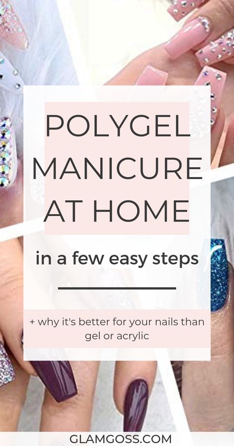 Best Polygel Nail Kit To Get Salon Results At Home Painting Polygel Nails, Poly Nails Diy, How To Do Poly Gel Nails, Polygel Nails For Beginners, Diy Poly Gel Nails At Home, Poly Gel Nail Tips And Tricks, Polygel How To, Poly Gel Nails Tutorial Step By Step, Doing Polygel Nails