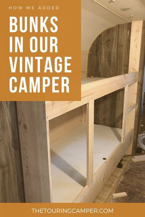 Caravan Bunk Beds, Caravan Bunks, Camper Bunk Beds, Airstream Sport, Trailers Vintage, Airstream Basecamp, Airstream Bambi, Vintage Camper Interior, Camper Diy