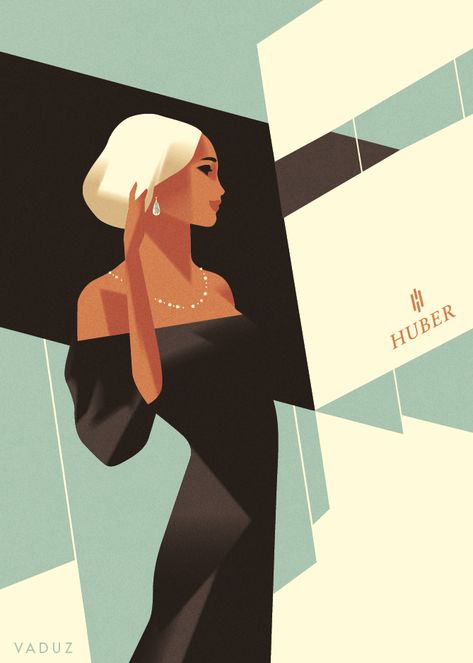 Mads Berg, Art Deco Artwork, Basic Concepts, People Illustration, Editorial Illustration, Art Deco Design, Retro Art, Motion Design, Cover Art