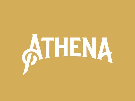 Athena - Logo Design by Gilles Verschuere on Dribbble Athena Logo, Modern Goddess, Urban Logo, Coin Logo, Logo Unique, Shirt Logo Design, Logo Luxury, Logo And Identity, Make Your Logo