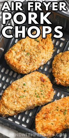 Air Fryer Breaded Pork Chops, Fried Boneless Pork Chops, Air Fry Pork Chops, Eat Time, Air Fryer Recipes Pork, Perfect Pork Chops, Boneless Pork Chop Recipes, Air Fryer Pork, Breaded Pork Chops